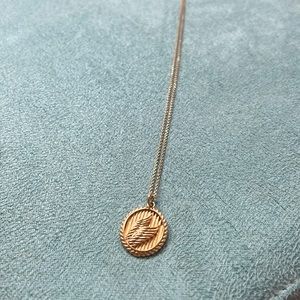 Victory: Winged Coin Pendant Necklace